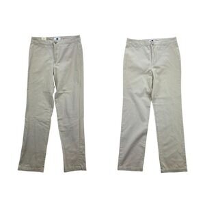 Gap Factory Women's Beige Chino 2 Pants Cotton Blend Size‎ 10 NWT FAIR (Stains)